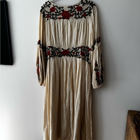 Anthropologie Gracie Embroidered Peasant Dress by Maeve - Picture 5 of 5